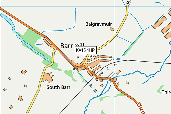 KA15 1HP map - OS VectorMap District (Ordnance Survey) KA15 1HP map - OS VectorMap District (Ordnance Survey)