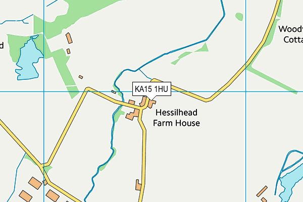 KA15 1HU map - OS VectorMap District (Ordnance Survey) KA15 1HU map - OS VectorMap District (Ordnance Survey)