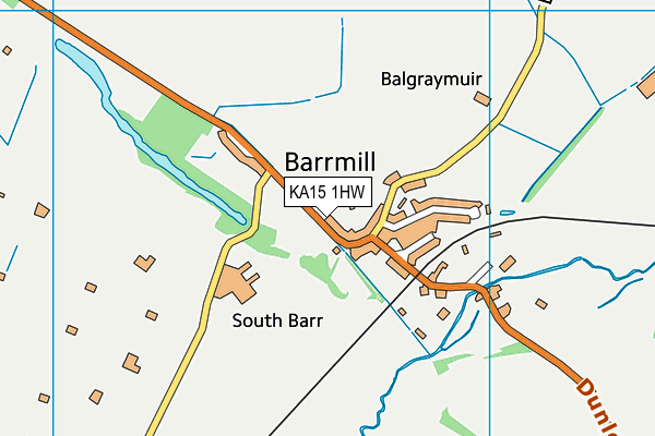 KA15 1HW map - OS VectorMap District (Ordnance Survey) KA15 1HW map - OS VectorMap District (Ordnance Survey)