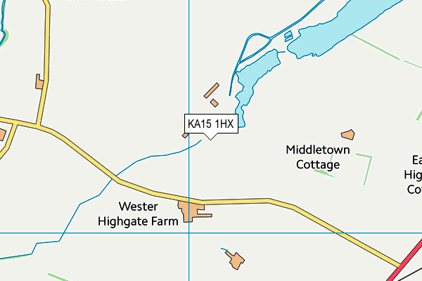 KA15 1HX map - OS VectorMap District (Ordnance Survey) KA15 1HX map - OS VectorMap District (Ordnance Survey)