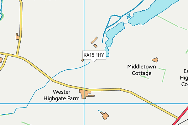 KA15 1HY map - OS VectorMap District (Ordnance Survey) KA15 1HY map - OS VectorMap District (Ordnance Survey)