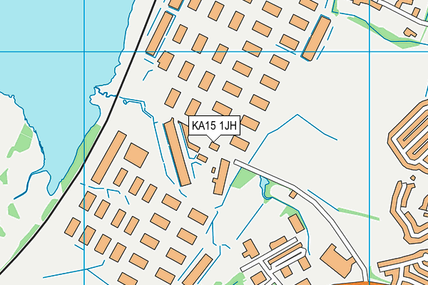KA15 1JH map - OS VectorMap District (Ordnance Survey) KA15 1JH map - OS VectorMap District (Ordnance Survey)