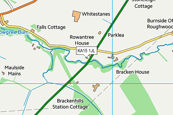 KA15 1JL map - OS VectorMap District (Ordnance Survey) KA15 1JL map - OS VectorMap District (Ordnance Survey)