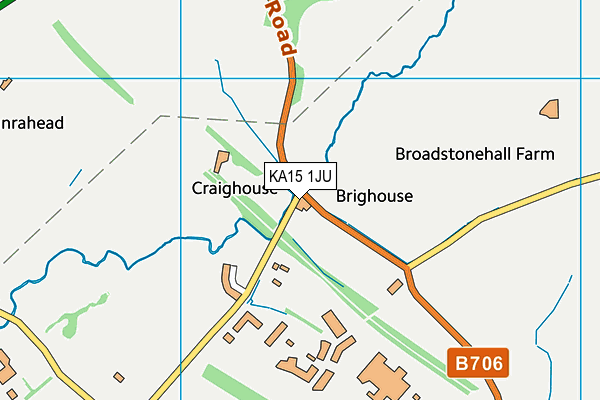 KA15 1JU map - OS VectorMap District (Ordnance Survey) KA15 1JU map - OS VectorMap District (Ordnance Survey)