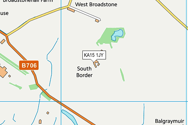 KA15 1JY map - OS VectorMap District (Ordnance Survey) KA15 1JY map - OS VectorMap District (Ordnance Survey)