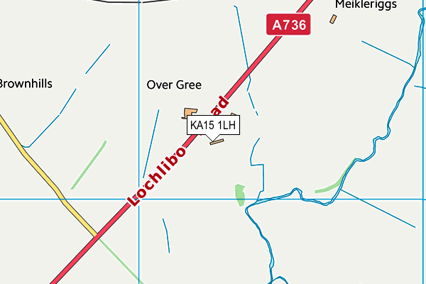 KA15 1LH map - OS VectorMap District (Ordnance Survey) KA15 1LH map - OS VectorMap District (Ordnance Survey)