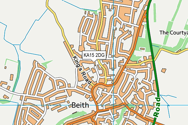 KA15 2DG map - OS VectorMap District (Ordnance Survey) KA15 2DG map - OS VectorMap District (Ordnance Survey)