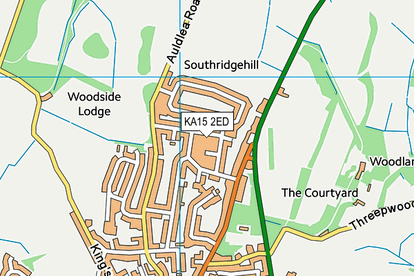 KA15 2ED map - OS VectorMap District (Ordnance Survey) KA15 2ED map - OS VectorMap District (Ordnance Survey)