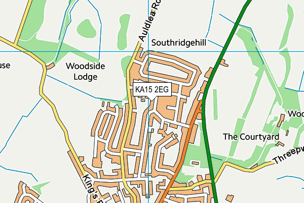 KA15 2EG map - OS VectorMap District (Ordnance Survey) KA15 2EG map - OS VectorMap District (Ordnance Survey)