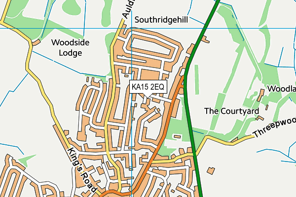 KA15 2EQ map - OS VectorMap District (Ordnance Survey) KA15 2EQ map - OS VectorMap District (Ordnance Survey)