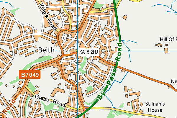 KA15 2HJ map - OS VectorMap District (Ordnance Survey) KA15 2HJ map - OS VectorMap District (Ordnance Survey)