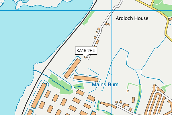 KA15 2HU map - OS VectorMap District (Ordnance Survey) KA15 2HU map - OS VectorMap District (Ordnance Survey)