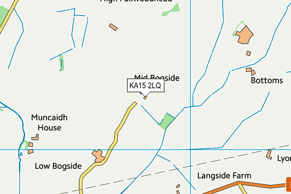KA15 2LQ map - OS VectorMap District (Ordnance Survey) KA15 2LQ map - OS VectorMap District (Ordnance Survey)