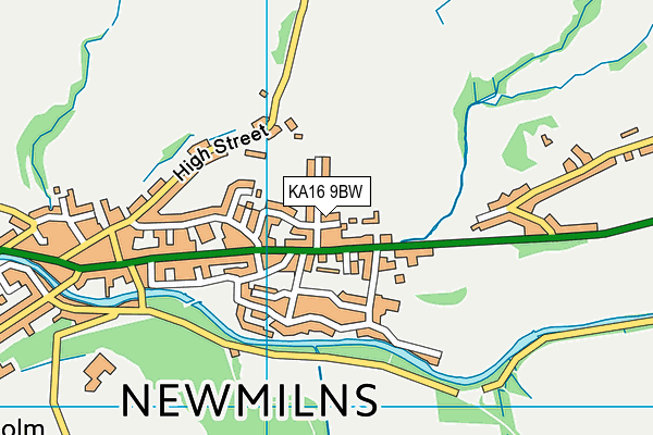 KA16 9BW map - OS VectorMap District (Ordnance Survey) KA16 9BW map - OS VectorMap District (Ordnance Survey)