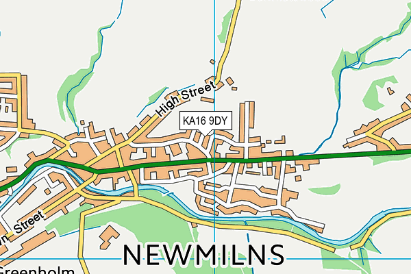 KA16 9DY map - OS VectorMap District (Ordnance Survey) KA16 9DY map - OS VectorMap District (Ordnance Survey)