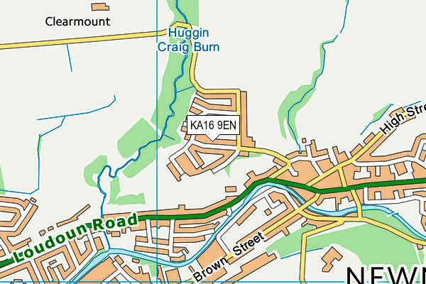 KA16 9EN map - OS VectorMap District (Ordnance Survey) KA16 9EN map - OS VectorMap District (Ordnance Survey)