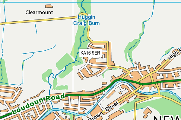 KA16 9ER map - OS VectorMap District (Ordnance Survey) KA16 9ER map - OS VectorMap District (Ordnance Survey)