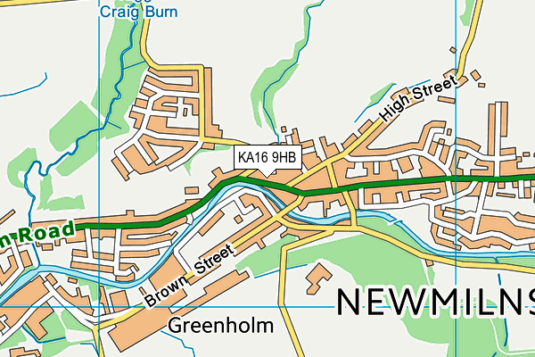 KA16 9HB map - OS VectorMap District (Ordnance Survey) KA16 9HB map - OS VectorMap District (Ordnance Survey)