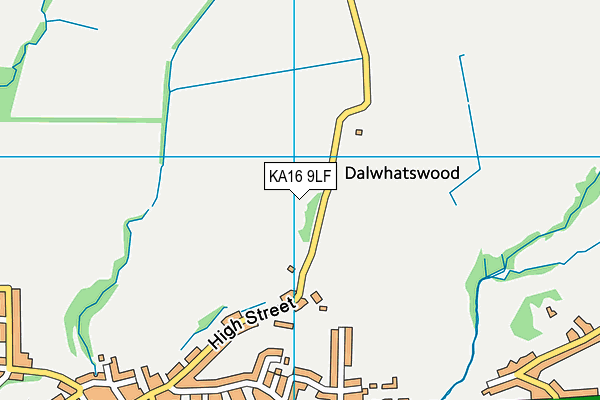KA16 9LF map - OS VectorMap District (Ordnance Survey) KA16 9LF map - OS VectorMap District (Ordnance Survey)