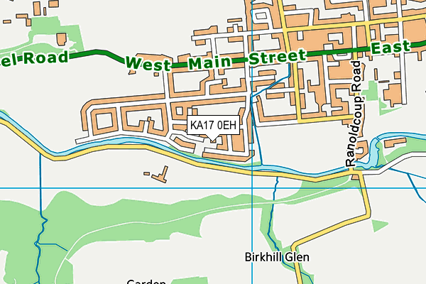KA17 0EH map - OS VectorMap District (Ordnance Survey) KA17 0EH map - OS VectorMap District (Ordnance Survey)