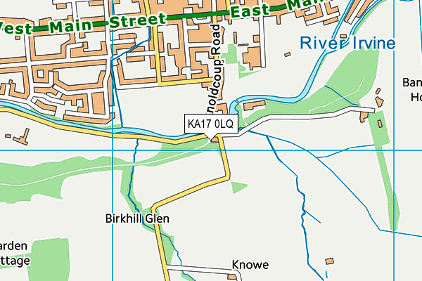 KA17 0LQ map - OS VectorMap District (Ordnance Survey) KA17 0LQ map - OS VectorMap District (Ordnance Survey)