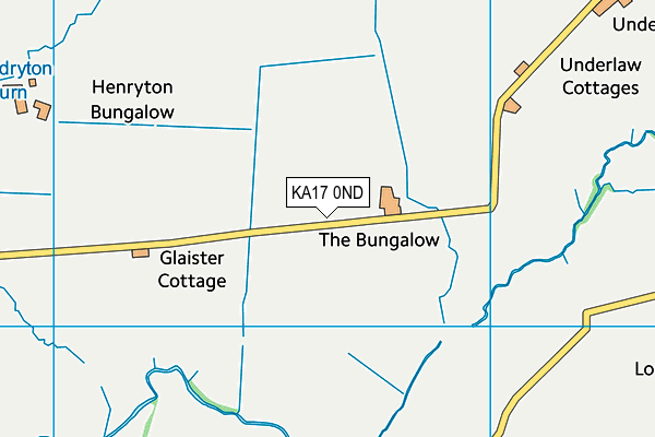 KA17 0ND map - OS VectorMap District (Ordnance Survey) KA17 0ND map - OS VectorMap District (Ordnance Survey)
