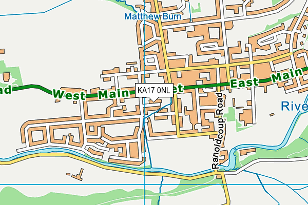 KA17 0NL map - OS VectorMap District (Ordnance Survey) KA17 0NL map - OS VectorMap District (Ordnance Survey)