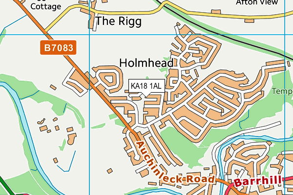 KA18 1AL map - OS VectorMap District (Ordnance Survey) KA18 1AL map - OS VectorMap District (Ordnance Survey)