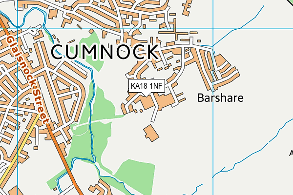 KA18 1NF map - OS VectorMap District (Ordnance Survey) KA18 1NF map - OS VectorMap District (Ordnance Survey)