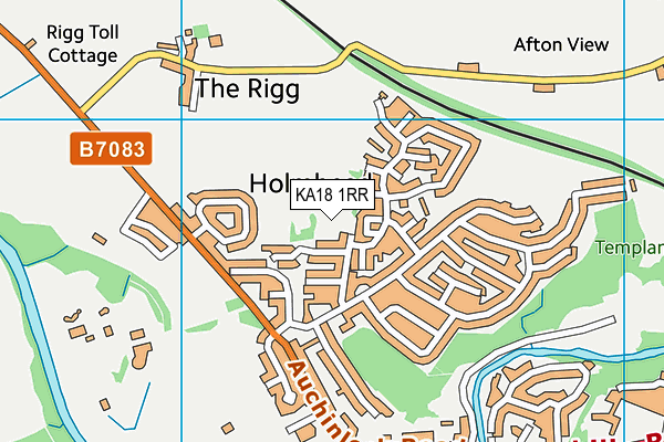 KA18 1RR map - OS VectorMap District (Ordnance Survey) KA18 1RR map - OS VectorMap District (Ordnance Survey)
