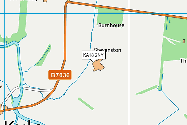 KA18 2NY map - OS VectorMap District (Ordnance Survey) KA18 2NY map - OS VectorMap District (Ordnance Survey)