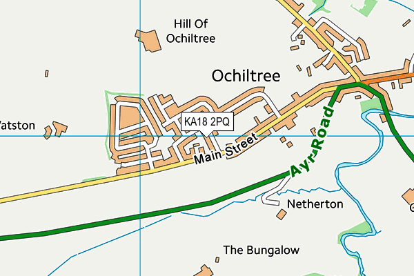 KA18 2PQ map - OS VectorMap District (Ordnance Survey) KA18 2PQ map - OS VectorMap District (Ordnance Survey)