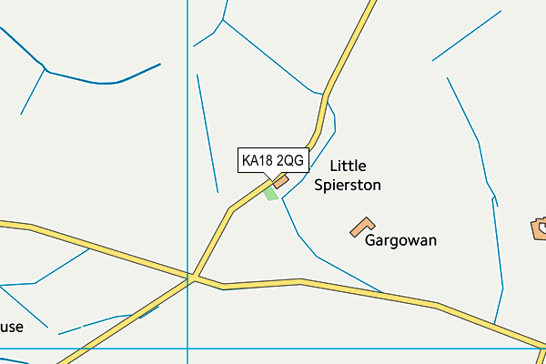 KA18 2QG map - OS VectorMap District (Ordnance Survey) KA18 2QG map - OS VectorMap District (Ordnance Survey)