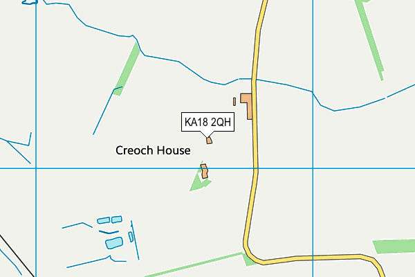 KA18 2QH map - OS VectorMap District (Ordnance Survey) KA18 2QH map - OS VectorMap District (Ordnance Survey)