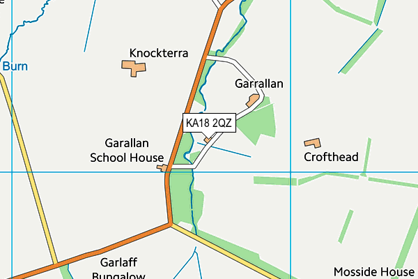 KA18 2QZ map - OS VectorMap District (Ordnance Survey) KA18 2QZ map - OS VectorMap District (Ordnance Survey)