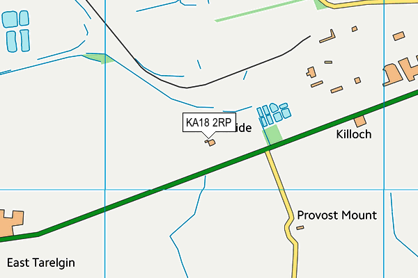 KA18 2RP map - OS VectorMap District (Ordnance Survey) KA18 2RP map - OS VectorMap District (Ordnance Survey)