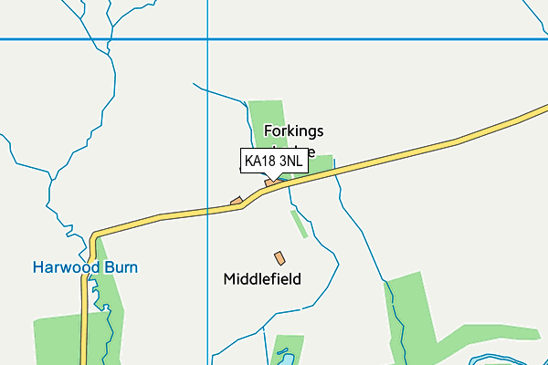 KA18 3NL map - OS VectorMap District (Ordnance Survey) KA18 3NL map - OS VectorMap District (Ordnance Survey)