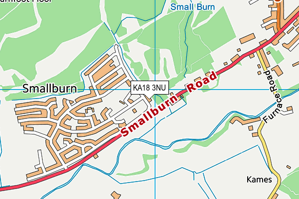 KA18 3NU map - OS VectorMap District (Ordnance Survey) KA18 3NU map - OS VectorMap District (Ordnance Survey)