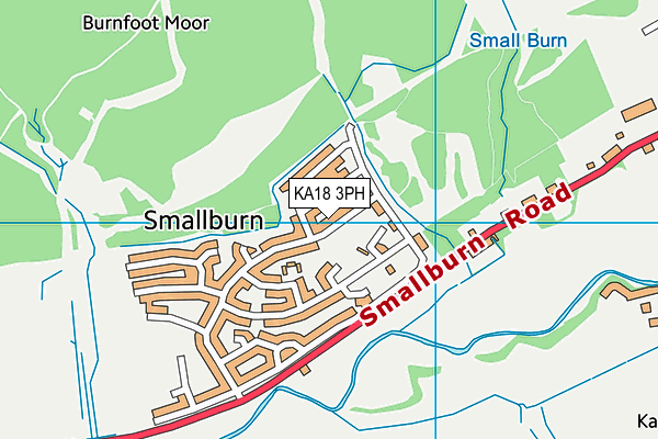 KA18 3PH map - OS VectorMap District (Ordnance Survey) KA18 3PH map - OS VectorMap District (Ordnance Survey)