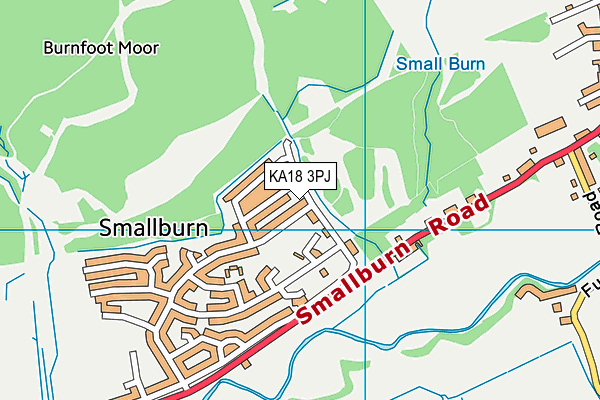 KA18 3PJ map - OS VectorMap District (Ordnance Survey) KA18 3PJ map - OS VectorMap District (Ordnance Survey)