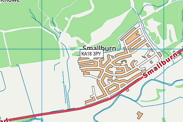 KA18 3PY map - OS VectorMap District (Ordnance Survey) KA18 3PY map - OS VectorMap District (Ordnance Survey)