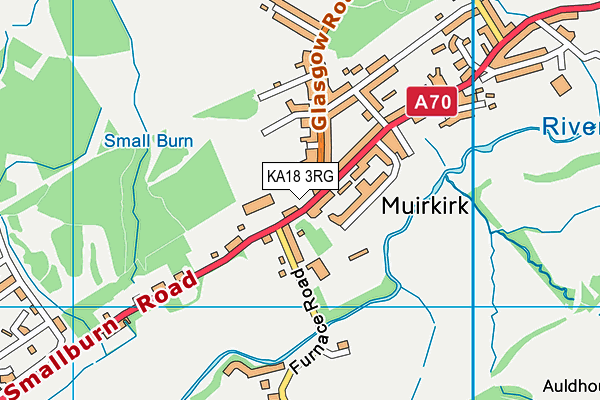 KA18 3RG map - OS VectorMap District (Ordnance Survey) KA18 3RG map - OS VectorMap District (Ordnance Survey)