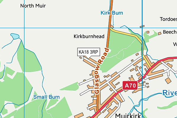 KA18 3RP map - OS VectorMap District (Ordnance Survey) KA18 3RP map - OS VectorMap District (Ordnance Survey)