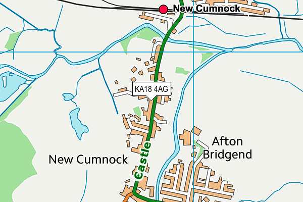 KA18 4AG map - OS VectorMap District (Ordnance Survey) KA18 4AG map - OS VectorMap District (Ordnance Survey)