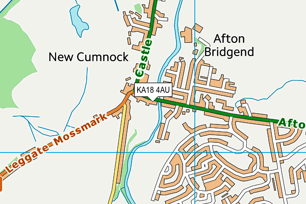 KA18 4AU map - OS VectorMap District (Ordnance Survey) KA18 4AU map - OS VectorMap District (Ordnance Survey)