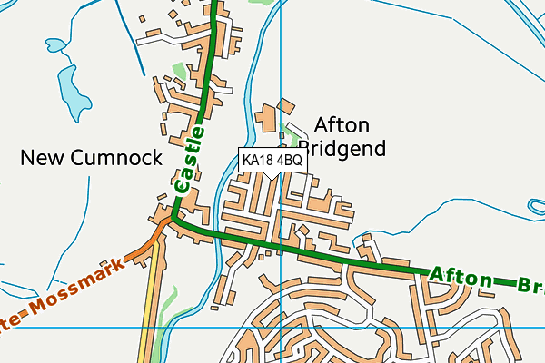KA18 4BQ map - OS VectorMap District (Ordnance Survey) KA18 4BQ map - OS VectorMap District (Ordnance Survey)