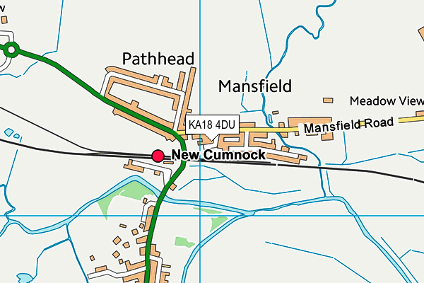KA18 4DU map - OS VectorMap District (Ordnance Survey) KA18 4DU map - OS VectorMap District (Ordnance Survey)
