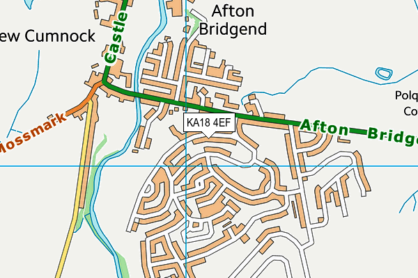 KA18 4EF map - OS VectorMap District (Ordnance Survey) KA18 4EF map - OS VectorMap District (Ordnance Survey)