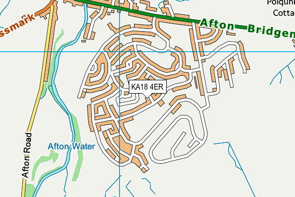 KA18 4ER map - OS VectorMap District (Ordnance Survey) KA18 4ER map - OS VectorMap District (Ordnance Survey)