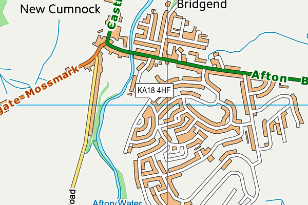 KA18 4HF map - OS VectorMap District (Ordnance Survey) KA18 4HF map - OS VectorMap District (Ordnance Survey)